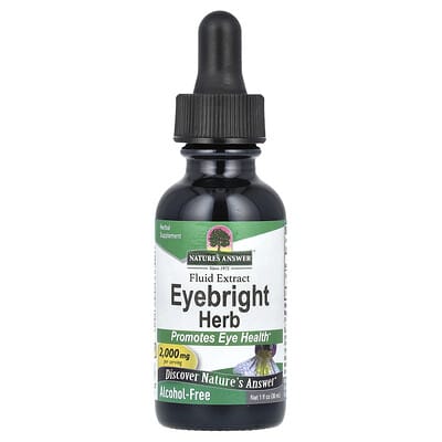 Eyebright Herb экстракт, без спирта, 2,000 mg, 30 ml
