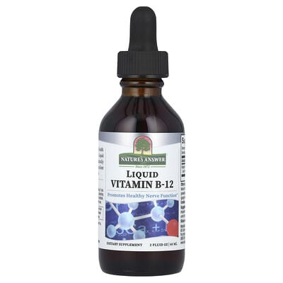Жидкий витамин B-12, 1,000 mcg, 2 fl oz (60 ml)
