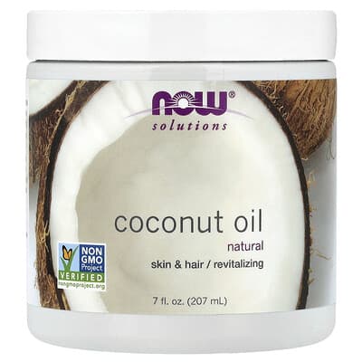 Solutions, Coconut Oil, Natural, 7 fl oz (207 ml)