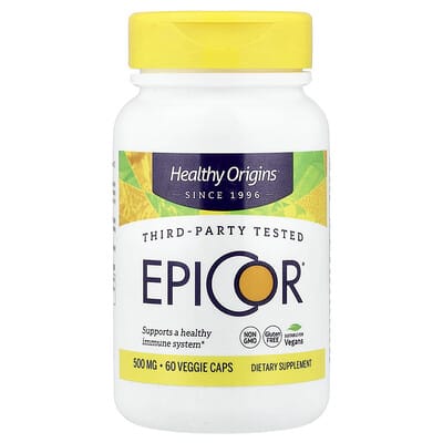 Healthy Origins EpiCor®, 500 mg, 60 вегетарианских капсул