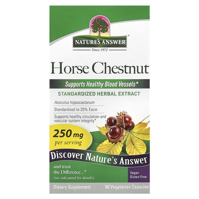 Horse Chestnut, 250 mg, 90 Vegetarian Capsules
