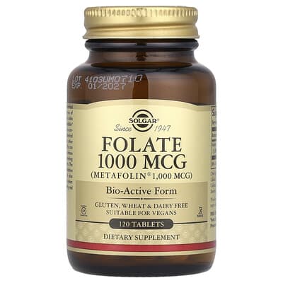 Фолат, 1,000 mcg, 120 таблеток