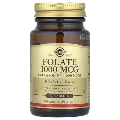Фолат, 1,000 mcg, 60 таблеток