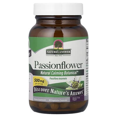 Passionflower, 60 вегетарианских капсул (250 mg на капсулу)