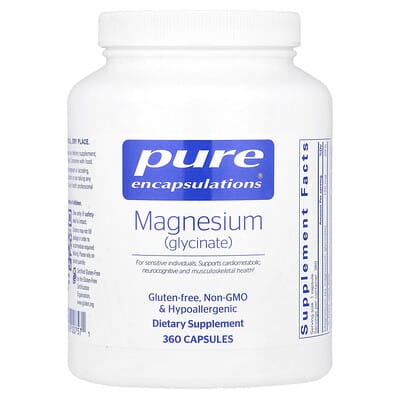 Магний (Glycinate), 360 Capsules (120 mg per Capsule)