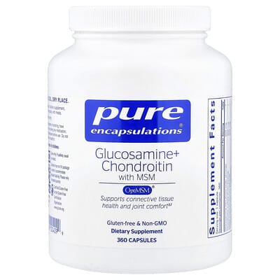 Glucosamine + Chondroitin With MSM, 360 капсул