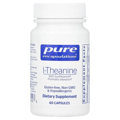 L-Theanine, 60 капсул (200 mg per Capsule)