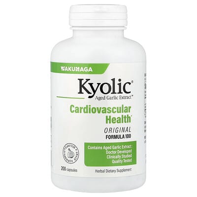 Aged Garlic Extract™, Cardiovascular Health, Formula 100, 200 Capsules (300 mg per Capsule)