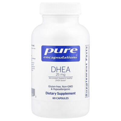 DHEA, 25 mg, 60 капсул