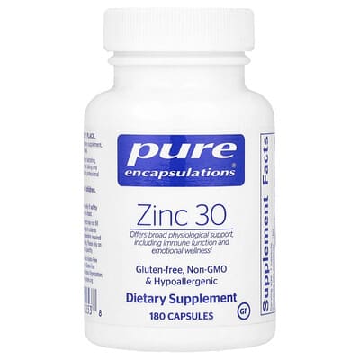 Zinc 30, 180 капсул (30 mg per Capsule)