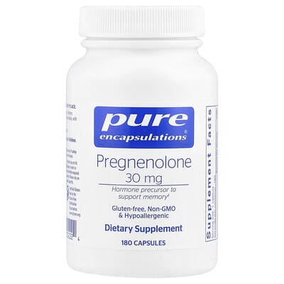 Pregnenolone, 30 mg, 180 капсул