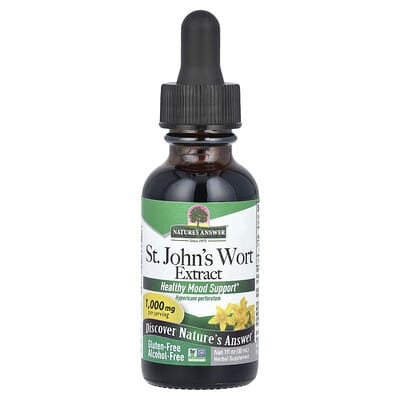 Экстракт Зверобоя Nature's Answer Alcohol-Free 1,000 mg 1 fl oz (30 ml)