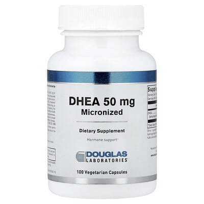 DHEA, 50 mg, 100 вегетарианских капсул
