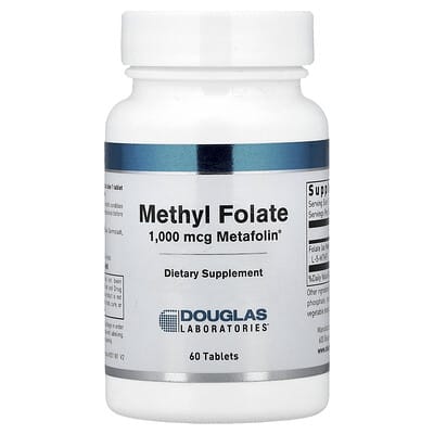 Метилфолат, 60 таблеток (1,667 mcg DFE на таблетку)