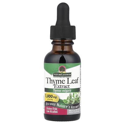 Экстракт листьев тимьяна, 1,000 mg, 1 fl oz (30 ml)