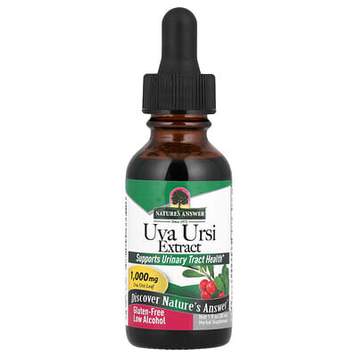 Uva Ursi Extract, Low Alcohol, 1,000 mg, 1 fl oz (30 ml)