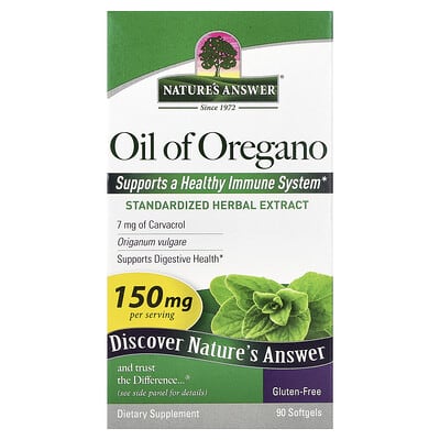 Масло орегано, 150 mg, 90 мягких капсул