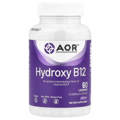 Hydroxy B12, 1,000 mcg, 60 пастилок