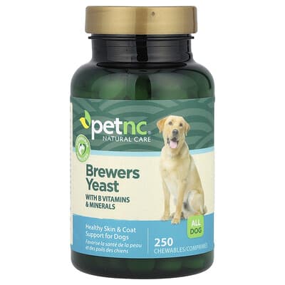 Дрожжи Brewers Yeast для всех собак, 250 жевательных таблеток