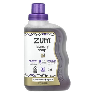 Средство для стирки, Frankincense & Myrrh, 32 fl oz (0.94 l)