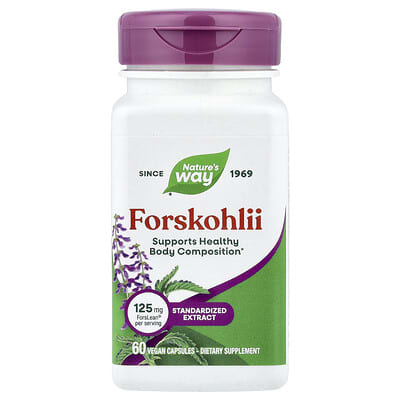 Nature's Way Forskohlii, 60 веганских капсул