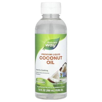 Premium Liquid Coconut Oil, 10 fl oz (300 ml)