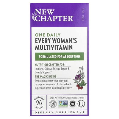 One Daily Every Woman's™ Мультивитамины, 96 вегетарианских таблеток