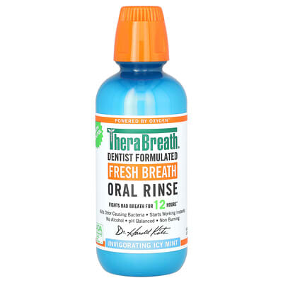 Fresh Breath Oral Rinse, Invigorating Icy Mint, 16 fl oz (473 ml)