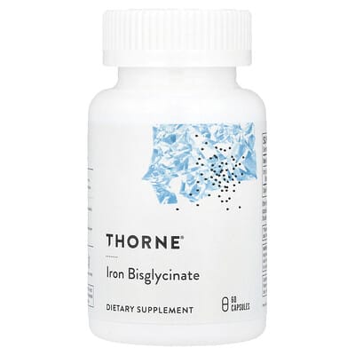 Iron Bisglycinate, 60 Capsules (25 mg per Capsule)