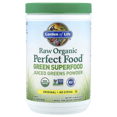 Garden of Life Raw Organic Perfect Food®, суперфуд в порошке, Original, 14.6 oz (414 g)