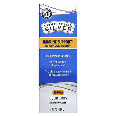 Bio-Active Silver Hydrosol ™ Поддержка иммунитета, жидкие капли, 4 fl oz (118 ml)