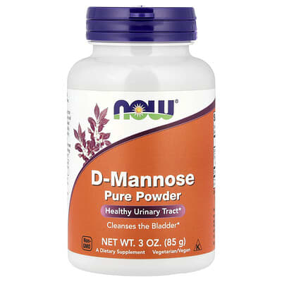 NOW Foods Чистый порошок D-Mannose, 3 oz (85 g)