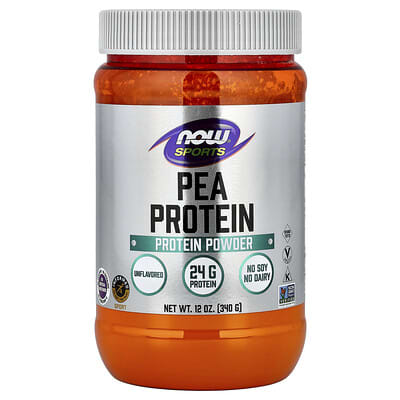 Sports протеин из гороха, без вкуса, 12 oz (340 g)