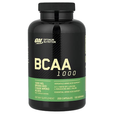 BCAA 1000, 200 капсул
