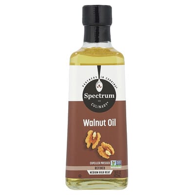 Масло грецкого ореха, холодного отжима, рафинированное, 16 fl oz (473 ml)
