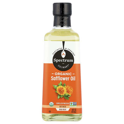 Органическое масло сафлора, рафинированное, 16 fl oz (473 ml)