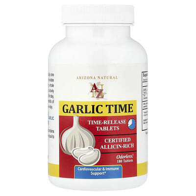 Garlic Time, 600 mg, 180 таблеток