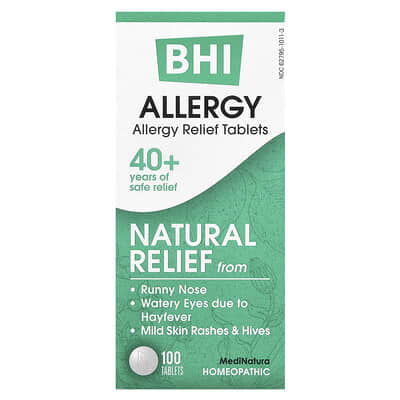 BHI Allergy Relief 100 таблеток