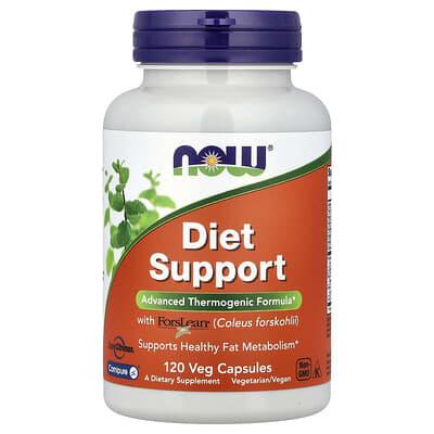 Diet Support, 120 вегетарианских капсул