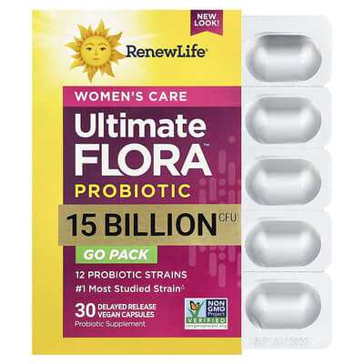 Женский комплекс Ultimate Flora™ Probiotic, 30 веганских капсул с замедленным высвобождением