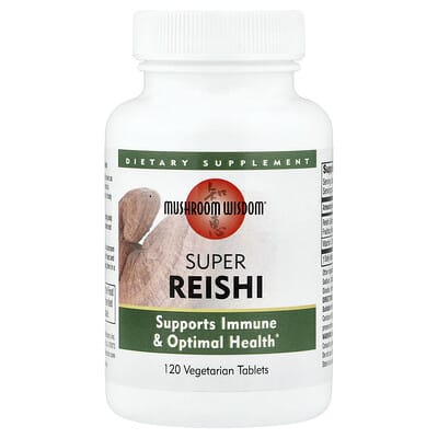 Super Reishi, 120 вегетарианских таблеток
