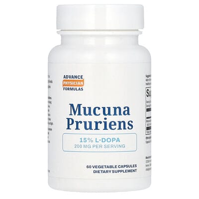 Mucuna Pruriens, 200 mg, 60 растительных капсул