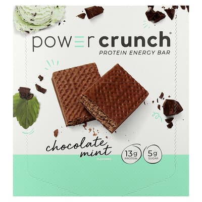 Протеиновый батончик BNRG Chocolate Mint 12 Bars 1.4 oz (40 g) Each