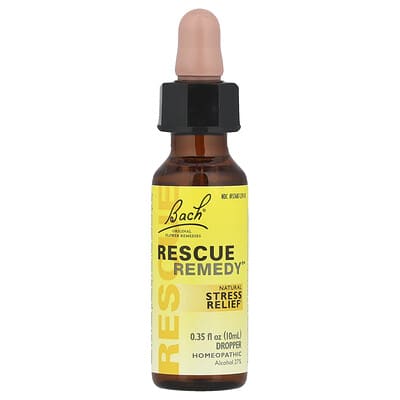 Original Flower Remedies, Rescue Remedy®, натуральное средство от стресса, 0.35 fl oz (10 ml)