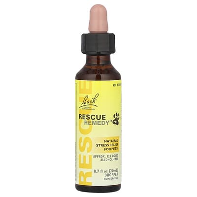 Rescue Remedy® Pet, натуральное средство от стресса для домашних животных, 0.7 fl oz (20 ml)