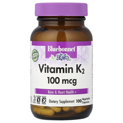 Vitamin K2, 100 mcg, 100 Vegetable Capsules