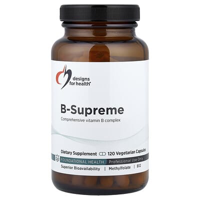 Designs For Health B-Supreme, 120 вегетарианских капсул