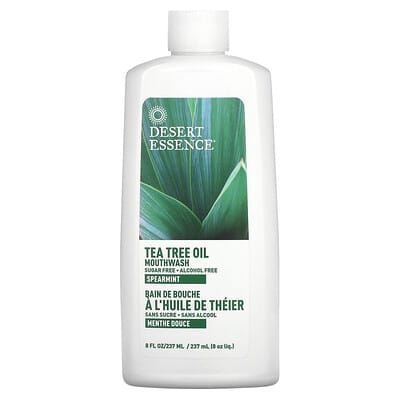 Ополаскиватель для рта с маслом чайного дерева, перечная мята, 8 fl oz (237 ml)