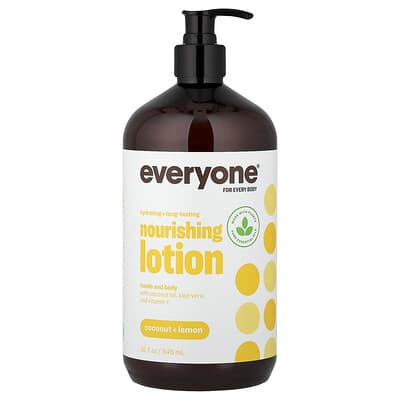 Питательный лосьон, кокос + лимон, 32 fl oz (946 ml)