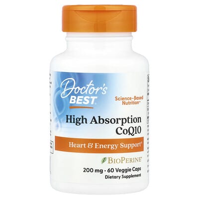 High Absorption CoQ10 with BioPerine®, 60 Veggie Caps